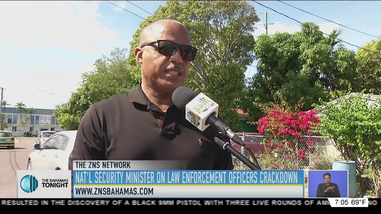 NATIONAL SECURITY MINISTER ON LAW ENFORCEMENT OFFICERS CRACKDOWN