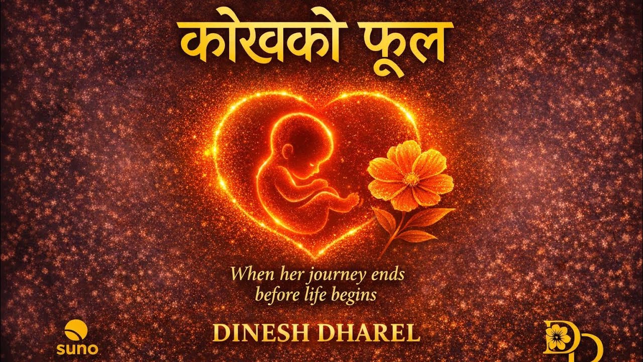कोखको फूल | Emotional Nepali Song | Dinesh Dharel | Cinematic Ballad | Story of an Unborn Daughter