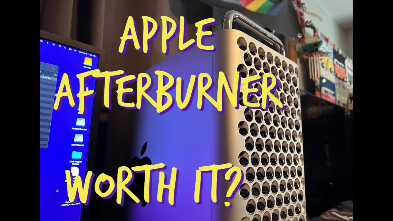 Apple Afterburner for Mac Pro 2019 Worth It ? - Radeon Pro 580X MPX Module Test & Chat -  ProRes