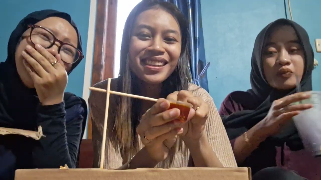 mukbang dimsum with Baginda's family
