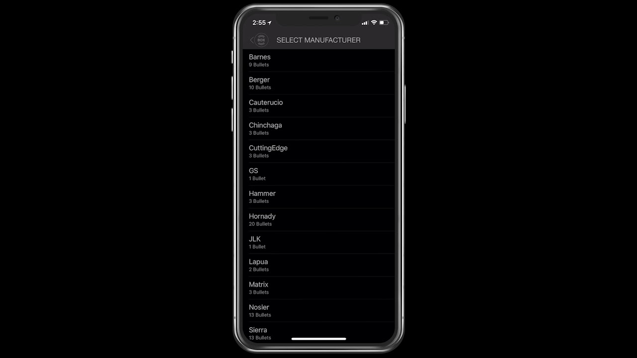 Instrucciones SIG BDX App 02 Ballistic Profiles