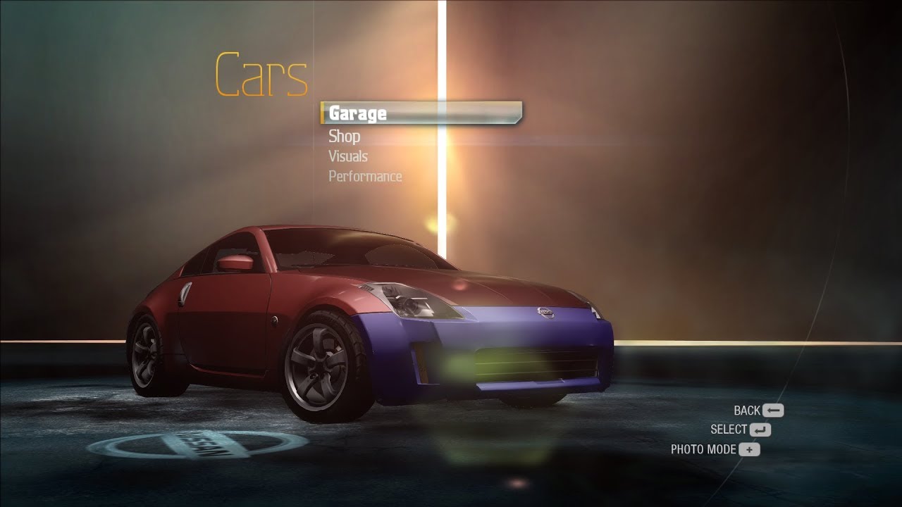 NFS Undercover Unfinished Cars - Nissan 350Z (Z33)