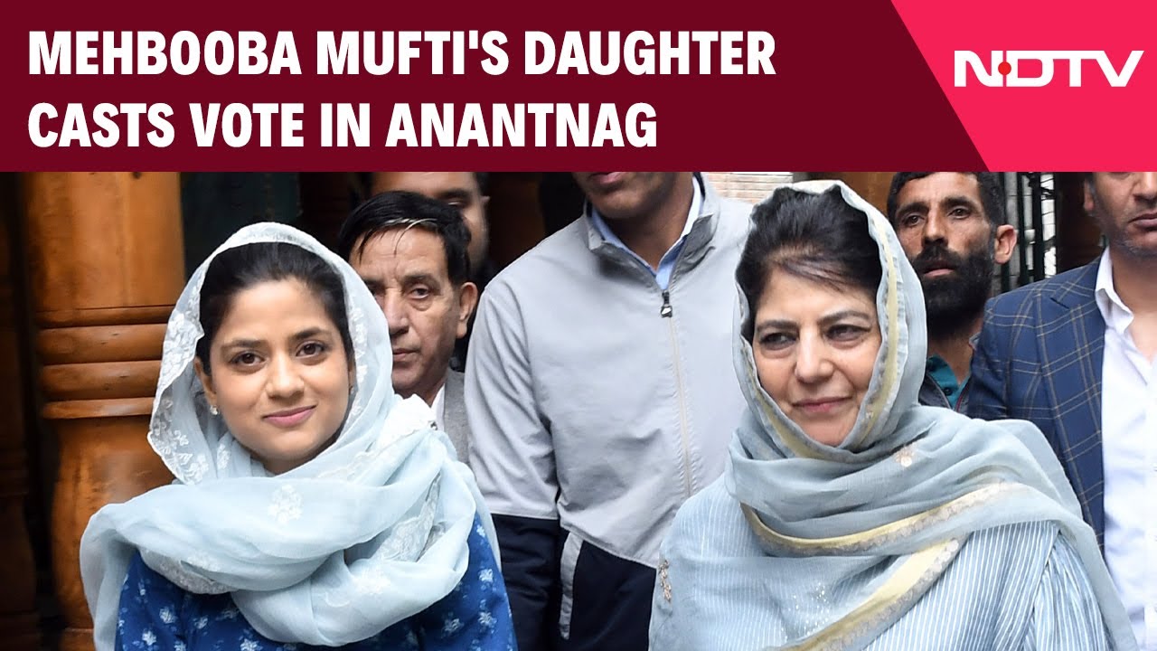 Jammu And Kashmir Elections | Mehbooba Mufti's Daughter Casts Vote In Anantnag's Bijbehara