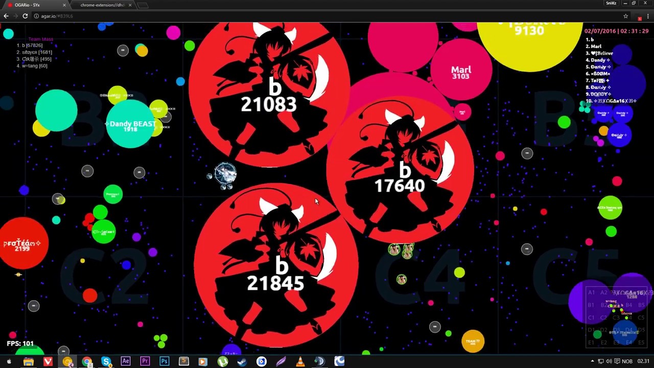 Agar.io - Cik & SniiKz Random Server Takeover #75