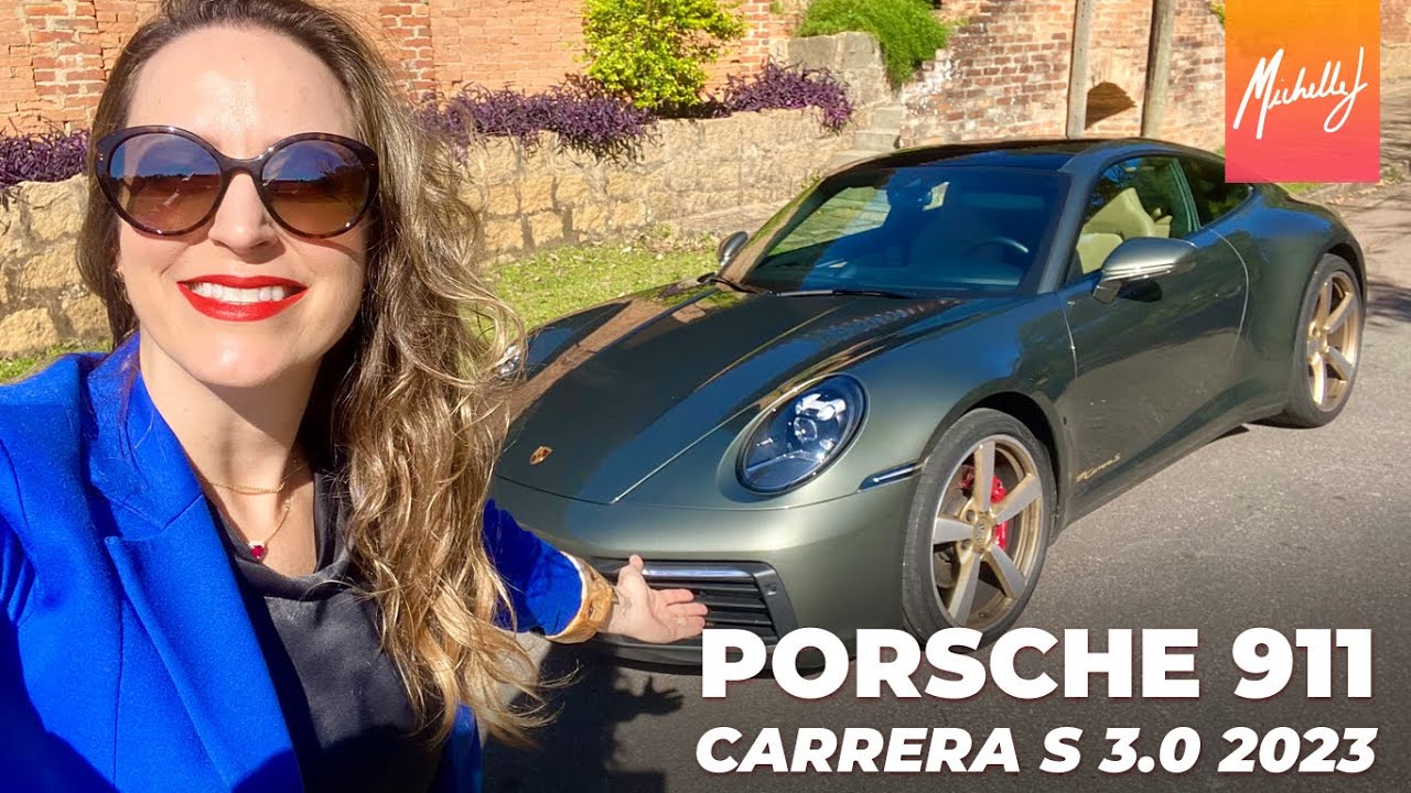 Acelerando o novo Porsche 911 Carrera S 3.0 2023 | Canal Michelle J