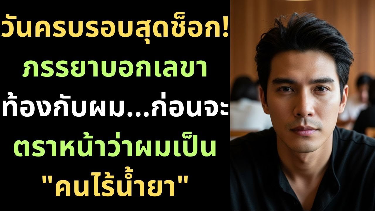 วันครบรอบสุดช็อก! ภรรยาบอกเลขาท้องกับผม...ก่อนจะตราหน้าว่าผมเป็น 
