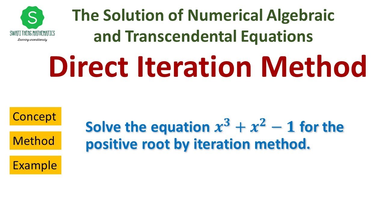 Solve the equation x^3 +x^2-1=0 for the positive root by Iteration method || Engineering mathematics