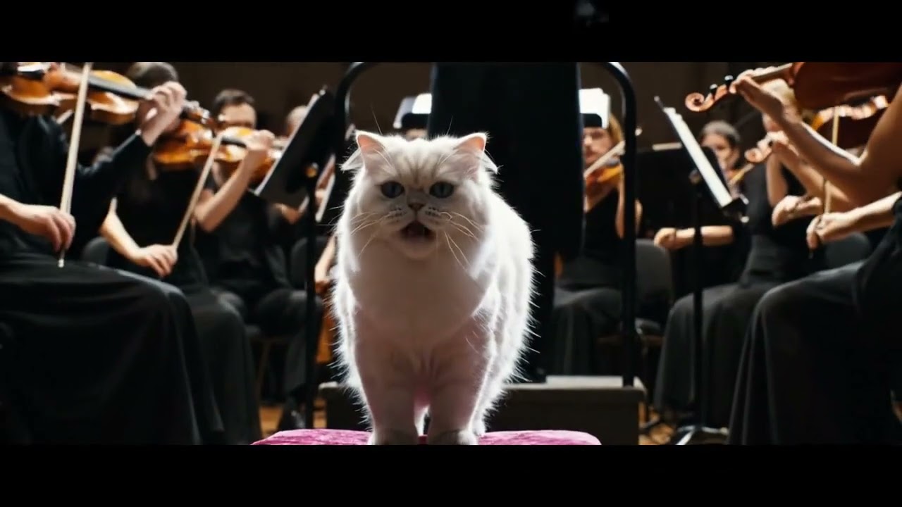 A singing Cat