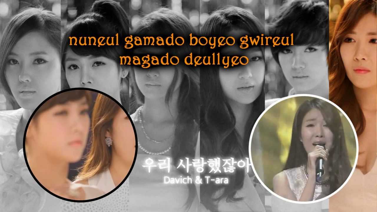 We Were In Love - T-ara & Davichi (Karaoke/Instrumental)