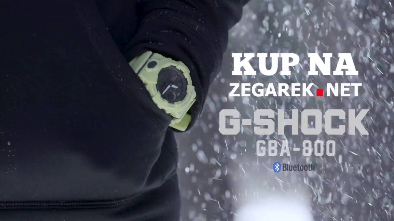 Casio G-SHOCK GBA-800  Style G-Squad Bluetooth Sync Step Tracker