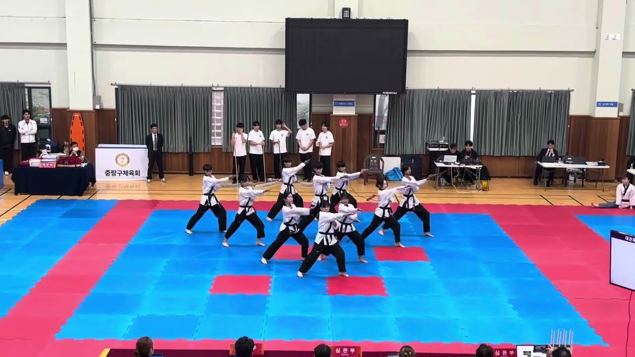 중랑구체육회장배 태권도대회 태권체조 - 중/고 혼성팀 🥇🏆