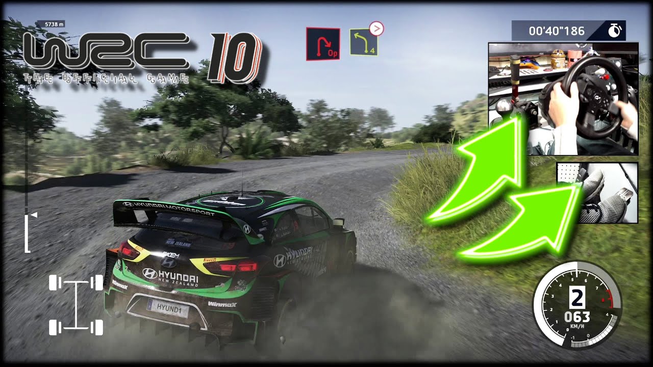 Hyundai i20 WRC Rally New Zealand Wet and Dry / WRC 10 Thrustmaster T300RS