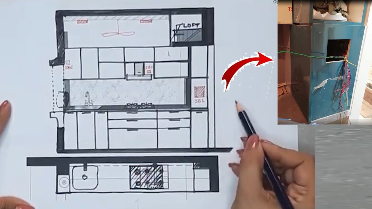 Kitchen Electrical Wiring Points | Kitchen electrical Planning in interior design | Iosis by Nihara