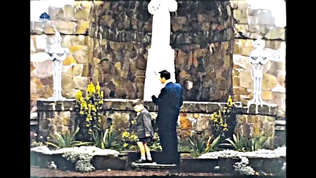 Carfin Lourdes Grotto in 1960