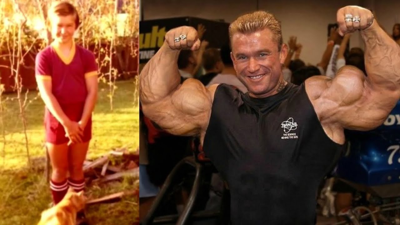 Lee Priest transformation from 4 to 45 years old