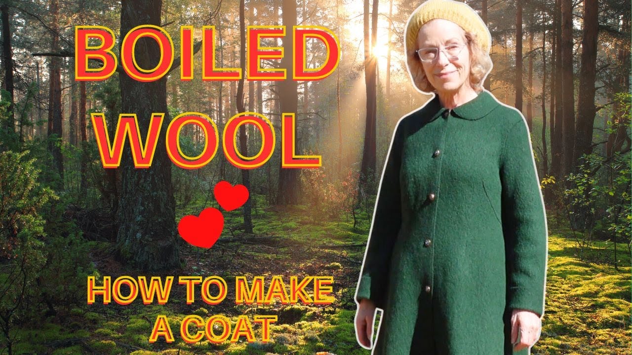 Coat Sewing Tutorial: Draft and Sew a Coat With Boiled Wool