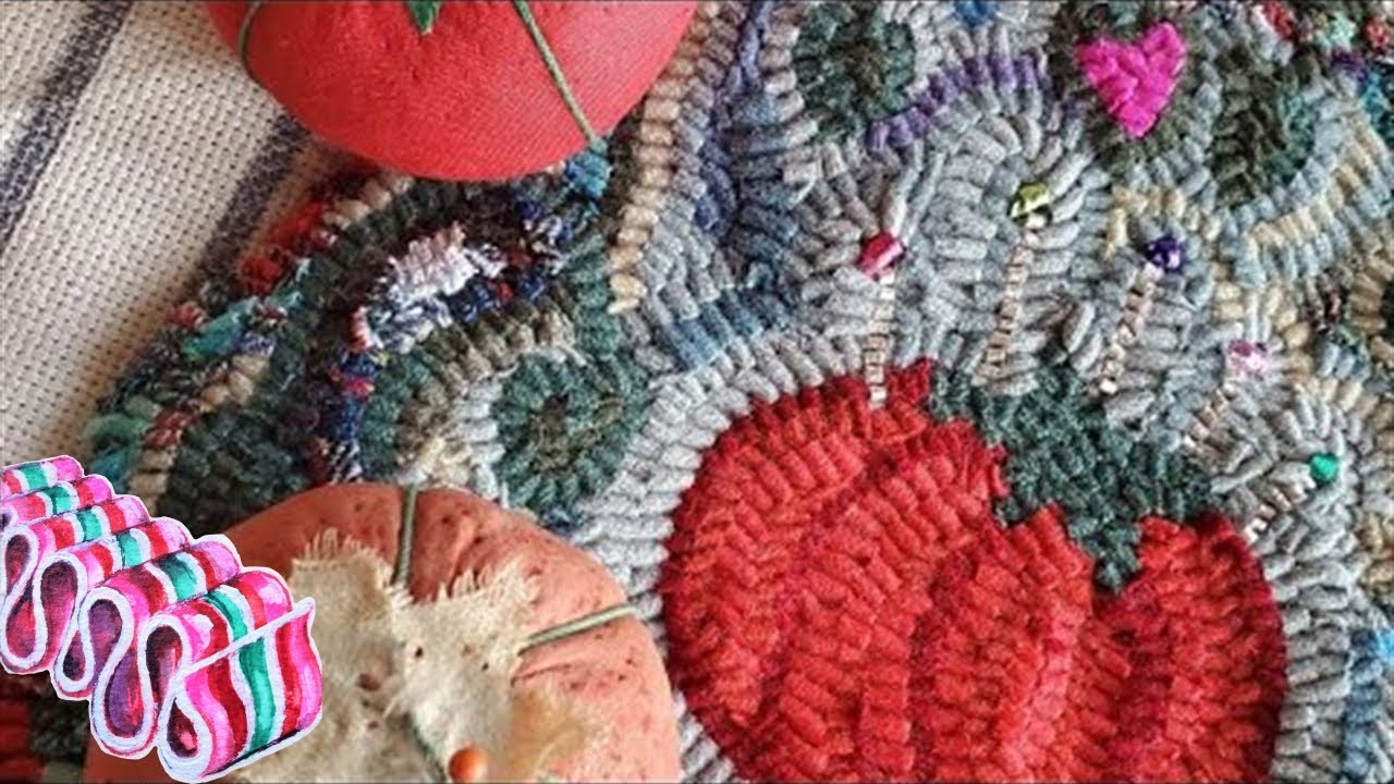 Rug Hooking Kit: Pincushion Tomato! January hook your good luck!