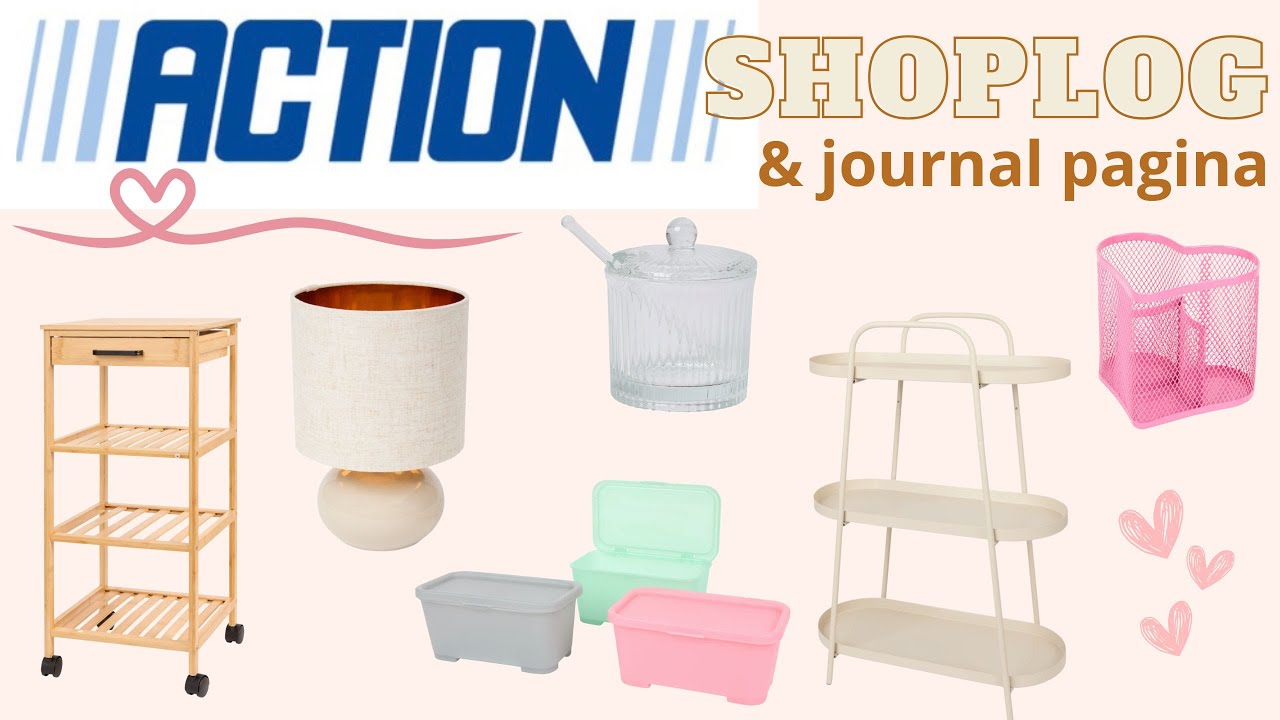 Action shoplog & journal pagina