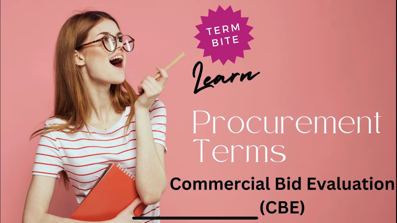 Commercial Bid Evaluation CBE #contract #finance #purchase #procurement #business #money
