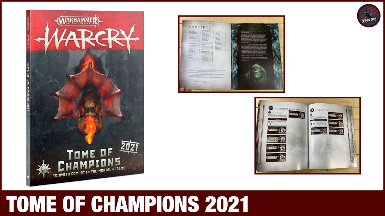 WARCRY TOME OF CHAMPIONS 2021 REVIEW - Flick Through & Overview Of All The Contents