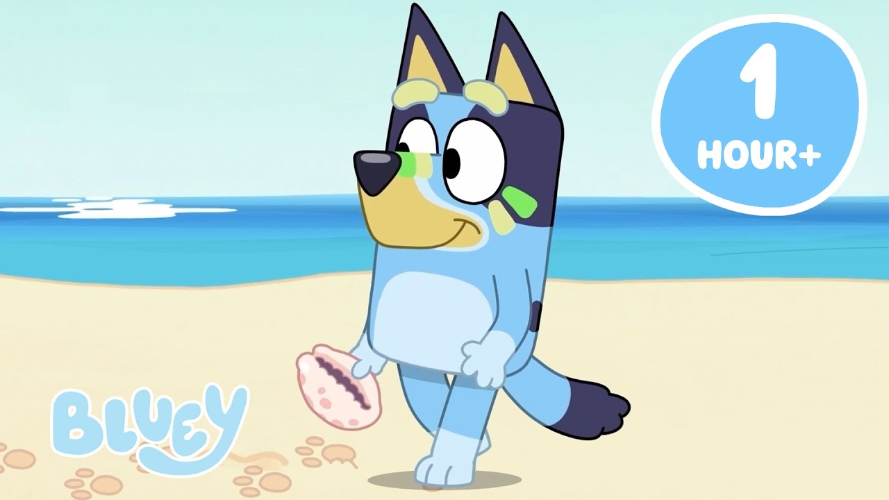 Bluey's Vacation Fun! 😎 ☀️ | Relax with the Heelers 🏝️ | Bluey