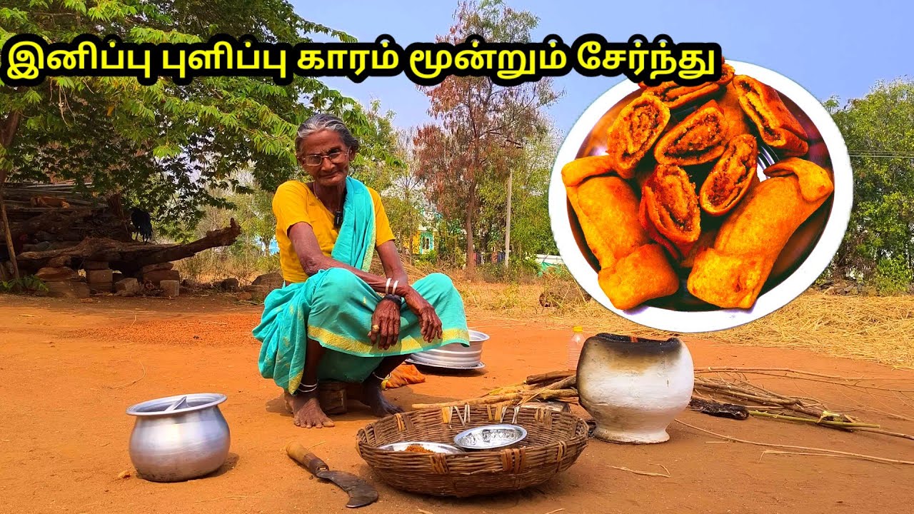 1 கப் கோதுமை மாவு 1 கப் கடலை மாவு இருந்தா இப்படி செஞ்சு பாருங்க l #grandma cooking channel l #பாட்டி