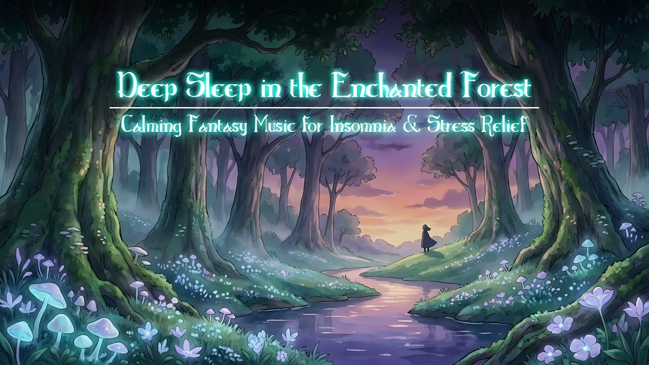 Deep Sleep in the Enchanted Forest | Calming Fantasy Music for Insomnia & Stress Relief