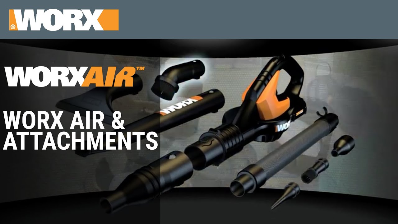 20V MaxLithium WORX AIR + Attachments
