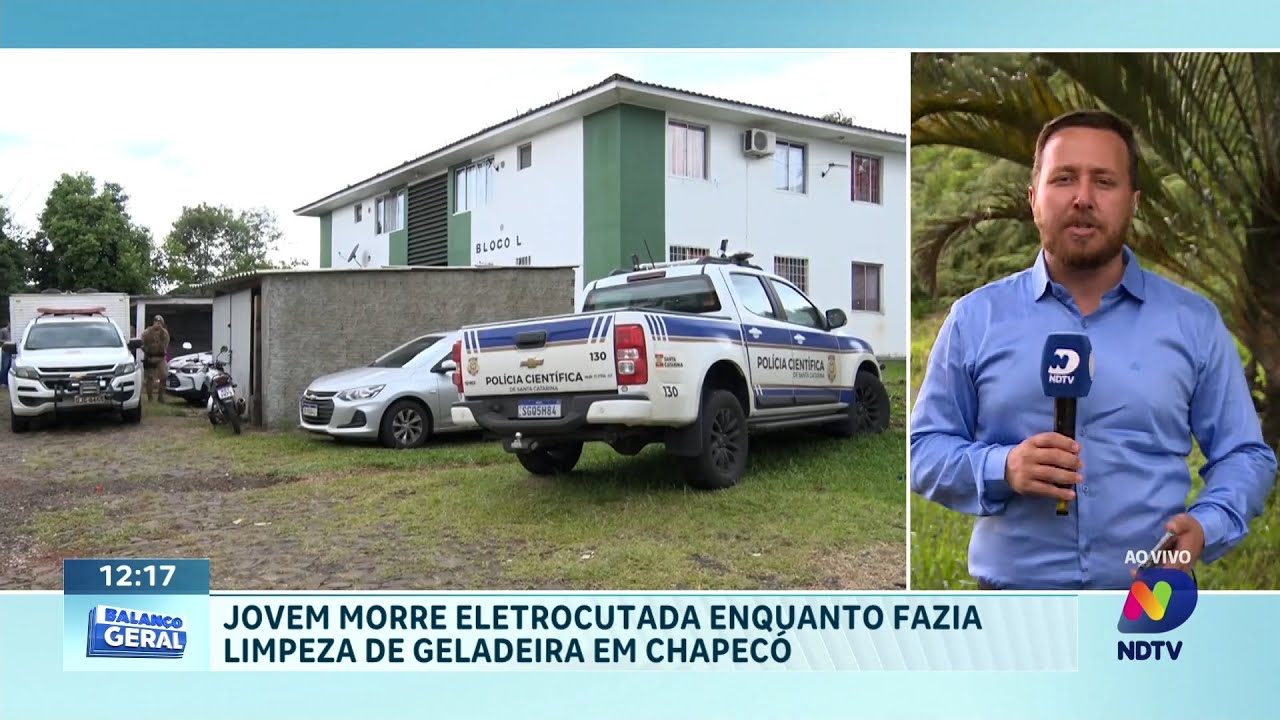 Jovem de 18 anos morre eletrocutada em acidente doméstico em Chapecó