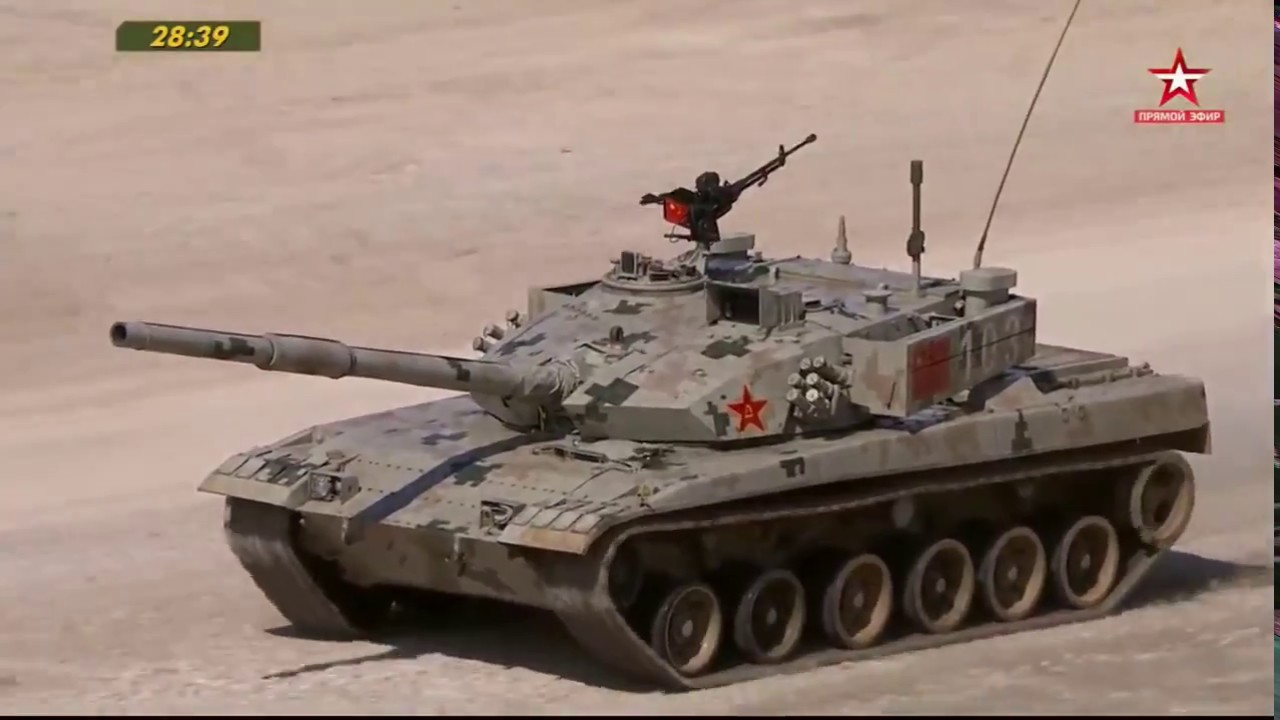 Tank Biathlon Russia T-72B3M Vs China Type96B B