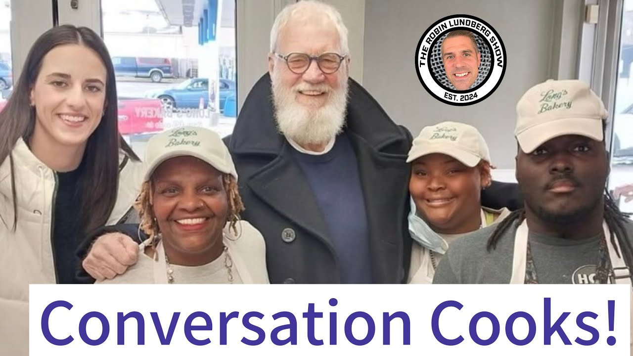 Caitlin Clark and David Letterman Take Over Indianapolis Bakery!