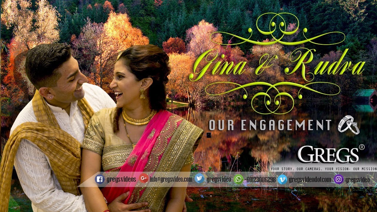 Traditional Indian Hindu Engagement Ceremony // Rudra & Gina