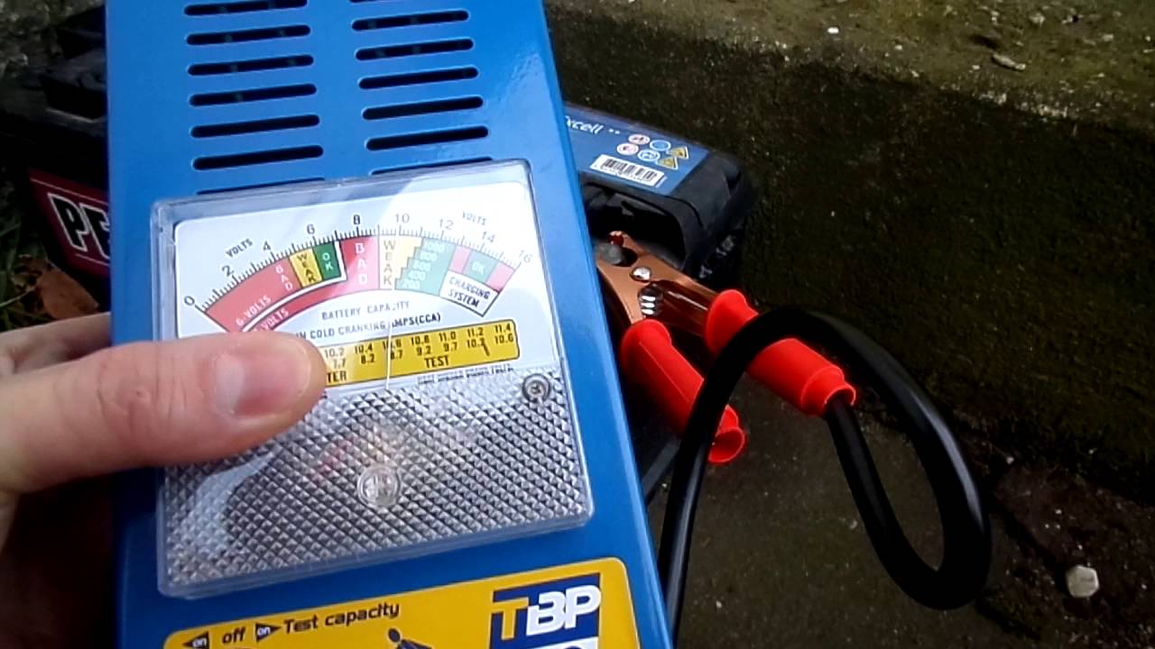 Tester autobaterií