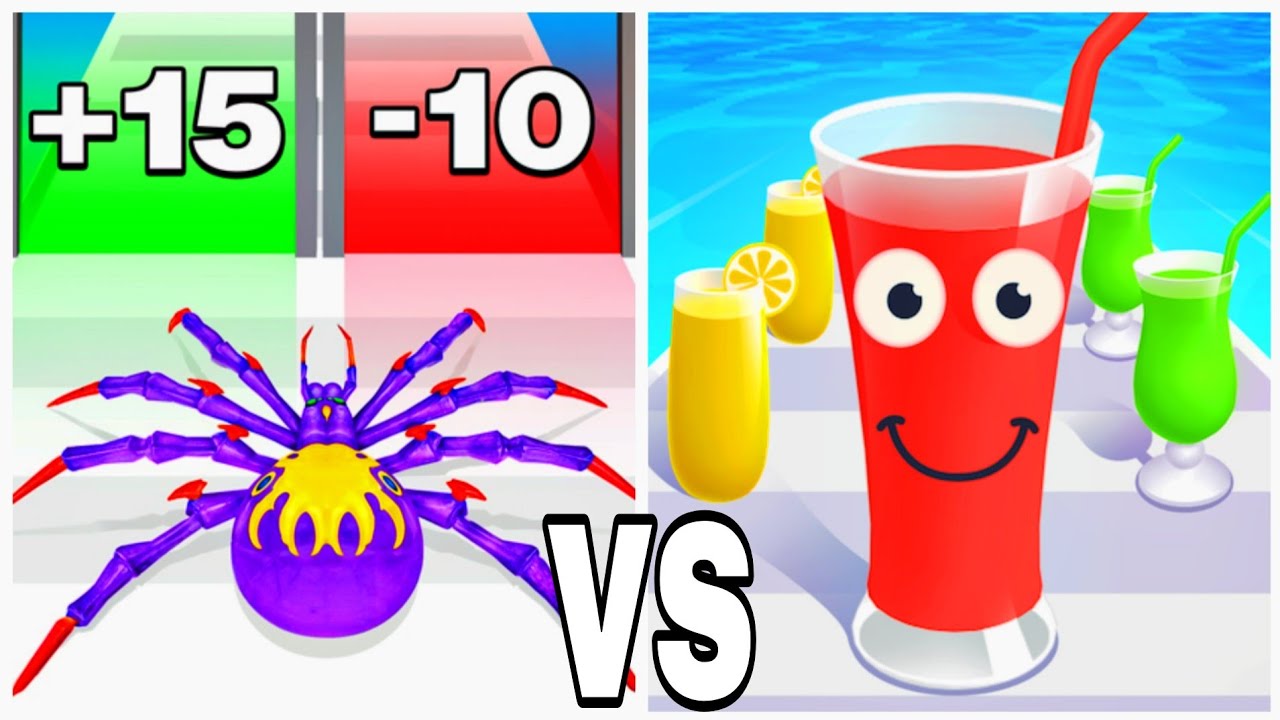 Spider Man vs Juice Run - Gameplay Walkthrough (Android, iOS) All Max Level 