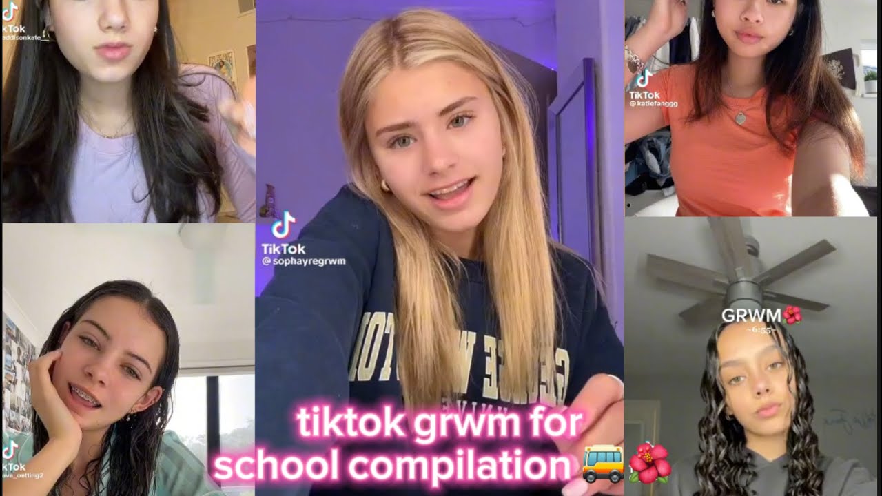 TikTok GRWM’S for school compilation || 