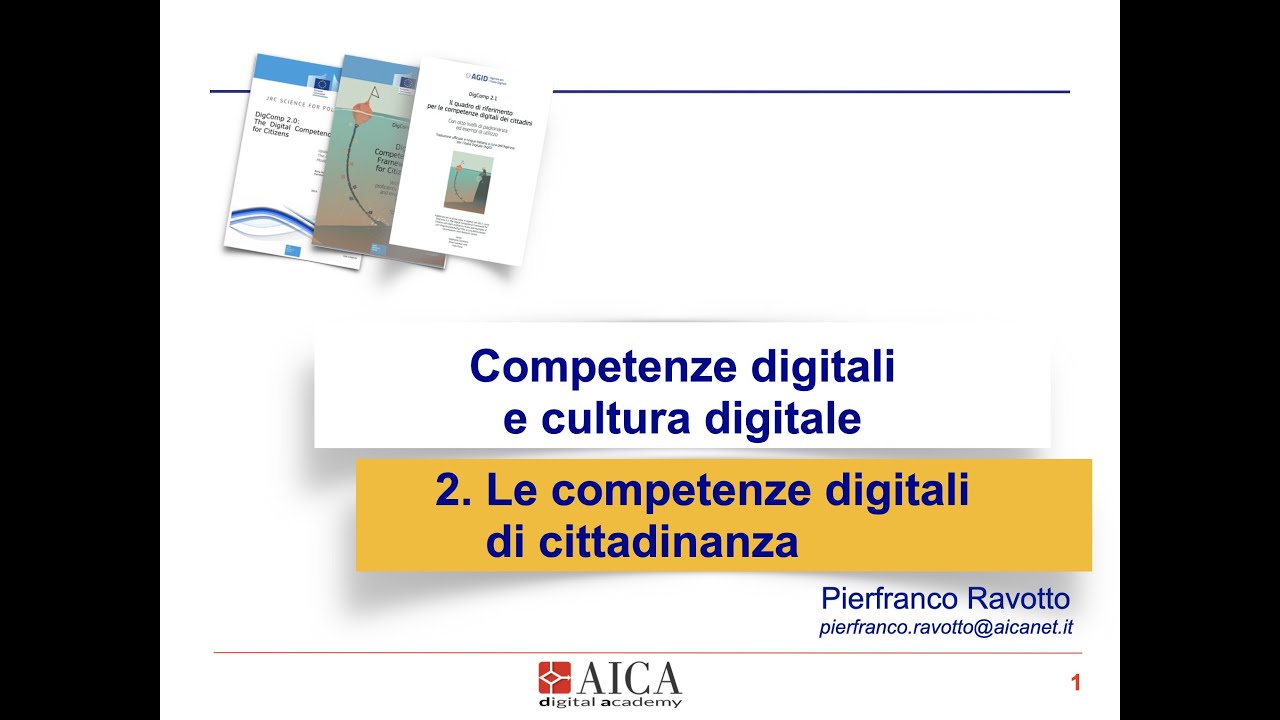 2. Competenze Digitali di cittadinanza - DigComp