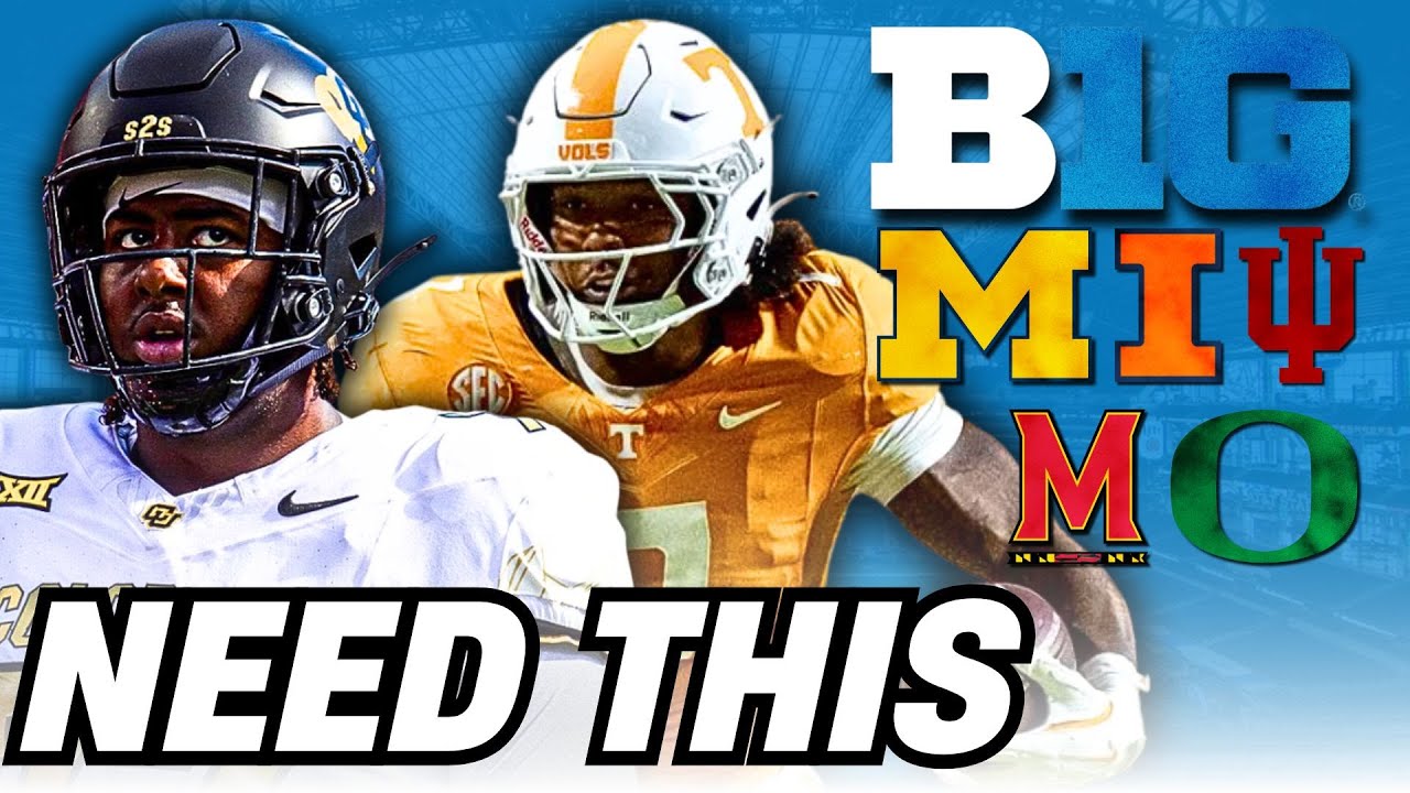 Last-Minute Big Ten Transfer Portal Targets! 5 Players Teams Are Chasing Now!