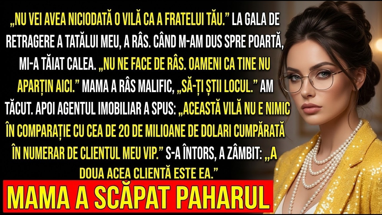 Tata a spus că nu-mi permit vilă. Apoi agentul m-a numit client VIP.
