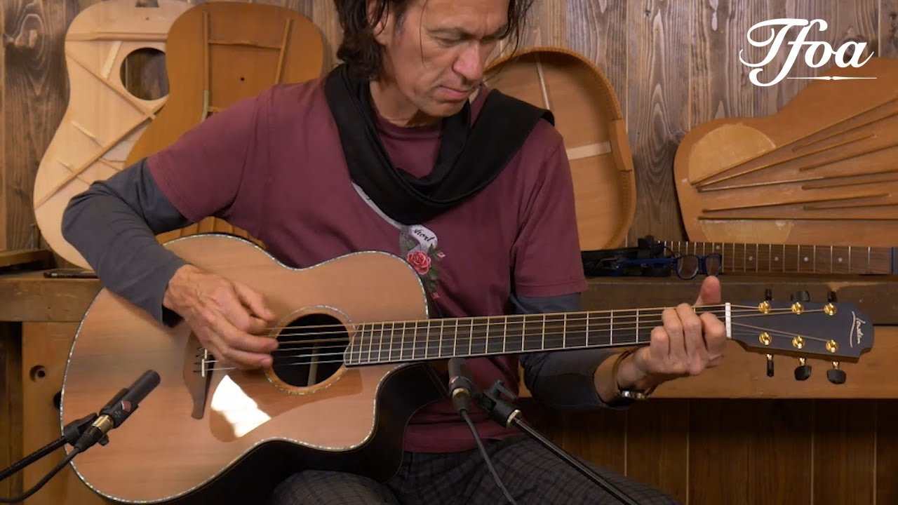 Lowden F50c African Blackwood  Sinker Redwood played by Erwin van Ligten | Demo @ TFOA