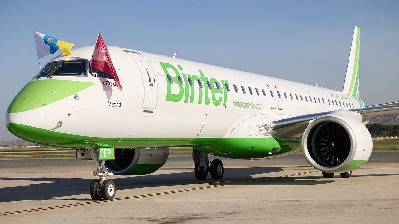 Binter inaugura sus vuelos entre Canarias y Madrid