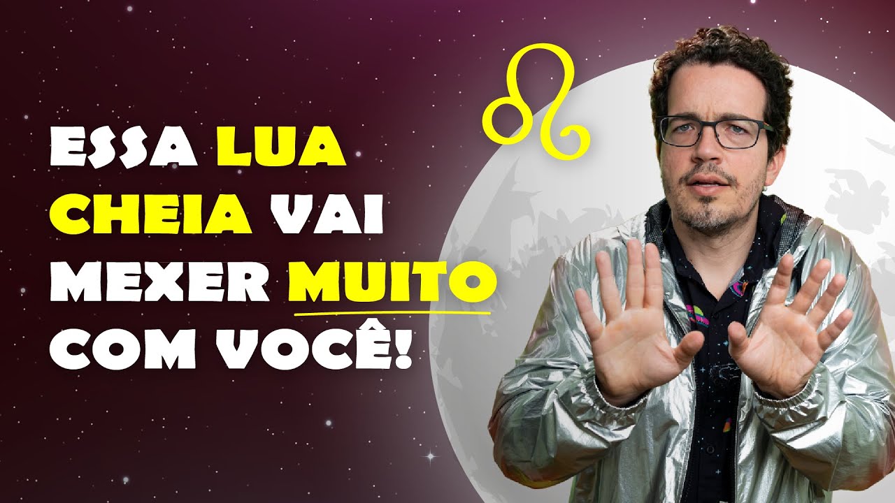 LUA CHEIA EM LE&Atilde;O! Descubra as previs&otilde;es da semana da Lua Cheia com o seu Mapa Astral ✨🌕