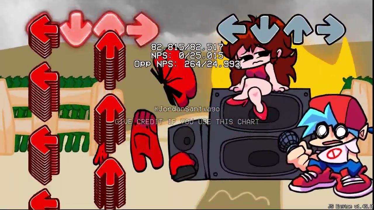 (LOUD) Friday Night Funkin' - Earsplitting but the song was made hard