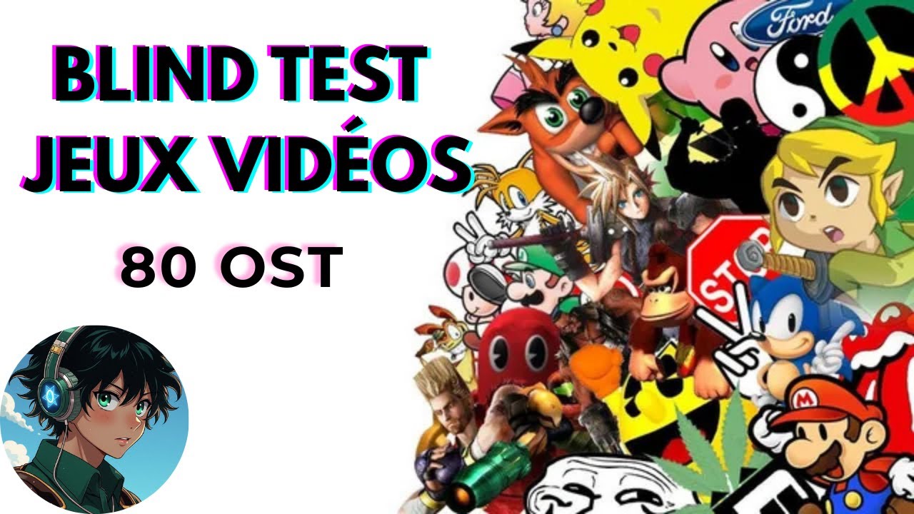 BLINDTEST 80 JEUX VIDEOS OST
