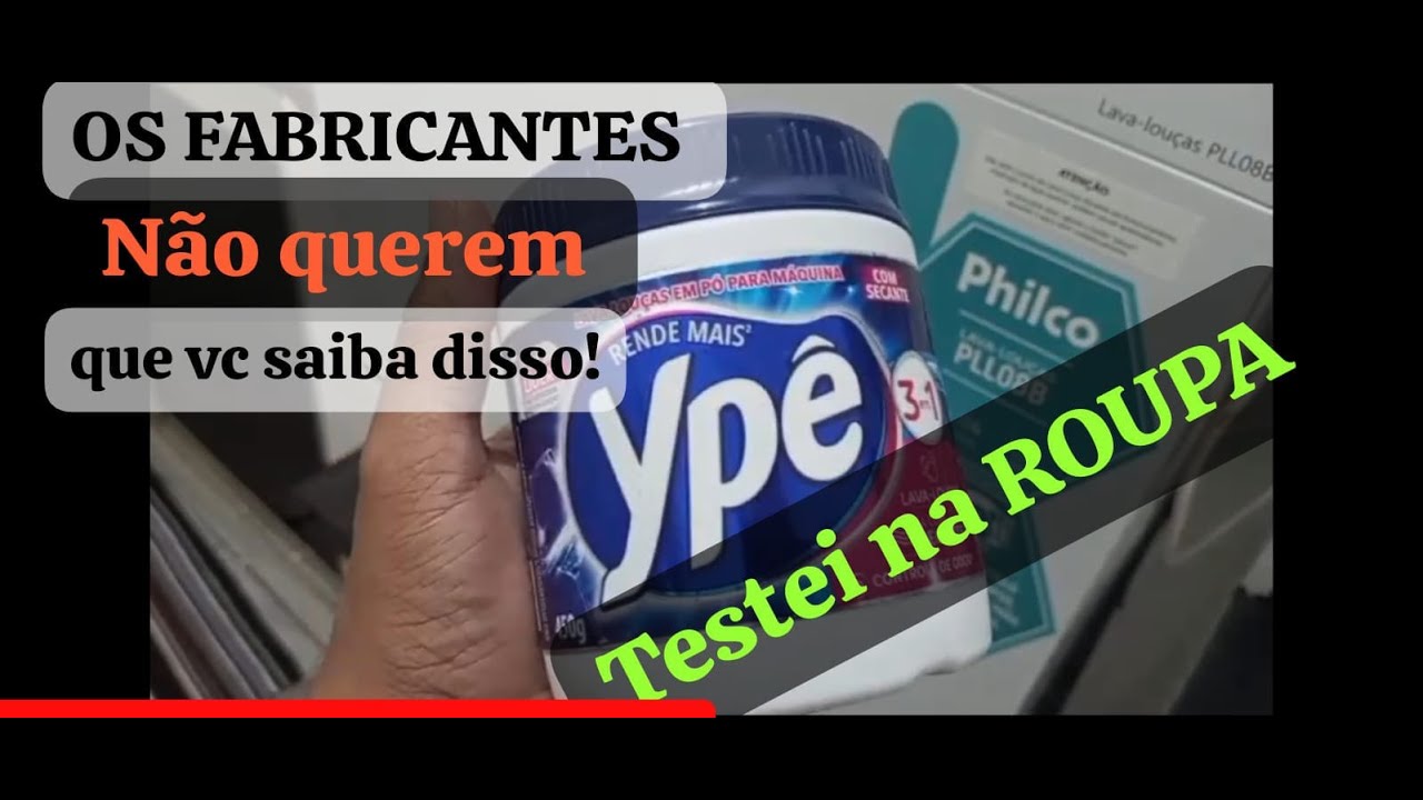 TESTEI sabão de lava-louças na roupa... O RESULTADO FOI SURPREENDENTE! 😳