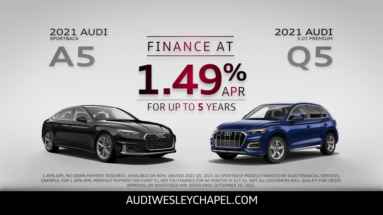 Audi A5 Sportback and Audi Q5 Finance Offer | Audi Wesley Chapel
