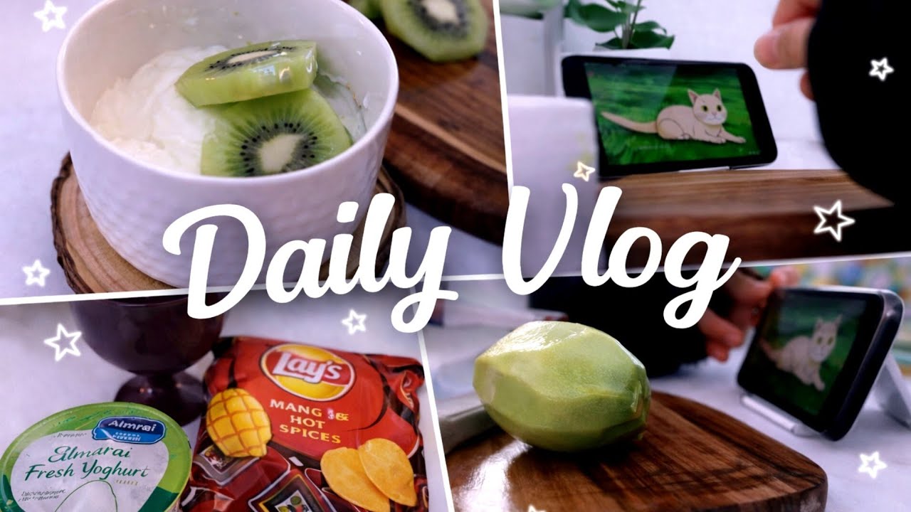 فلوق🌸My Daily Vlog | فطور + Fun Snacks 🤍
