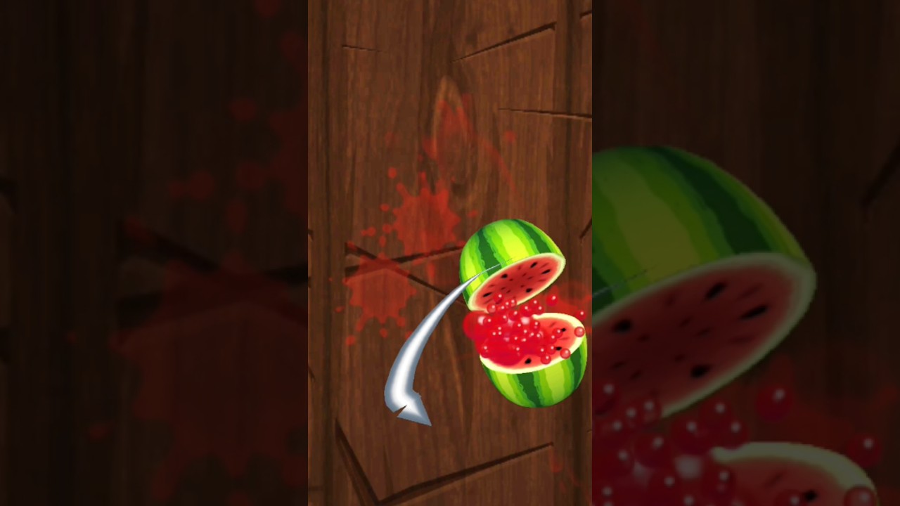 playing fruit Ninja game #shorts #gaming #games |