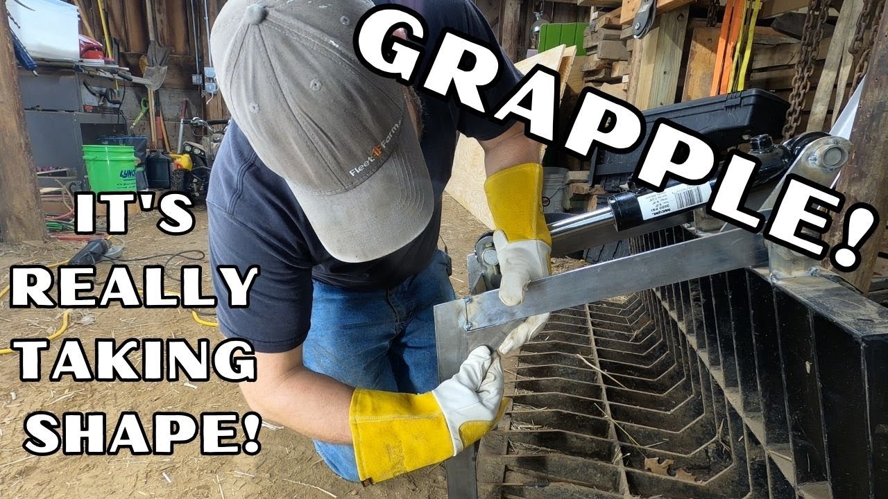 BUILDING MY OWN GRAPPLE FOR KUBOTA B2601 TRACTOR