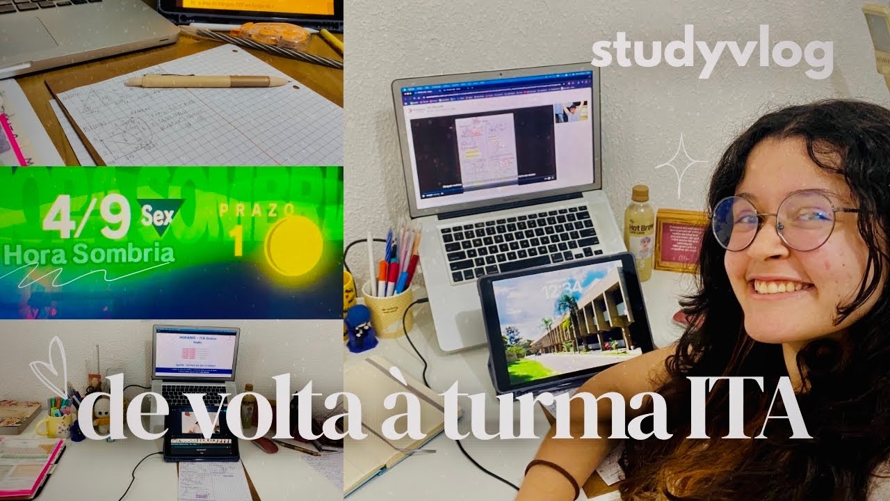 studyvlog | criando constância mesmo com tudo bagunçado + meus cursos & cantinho novo 📒