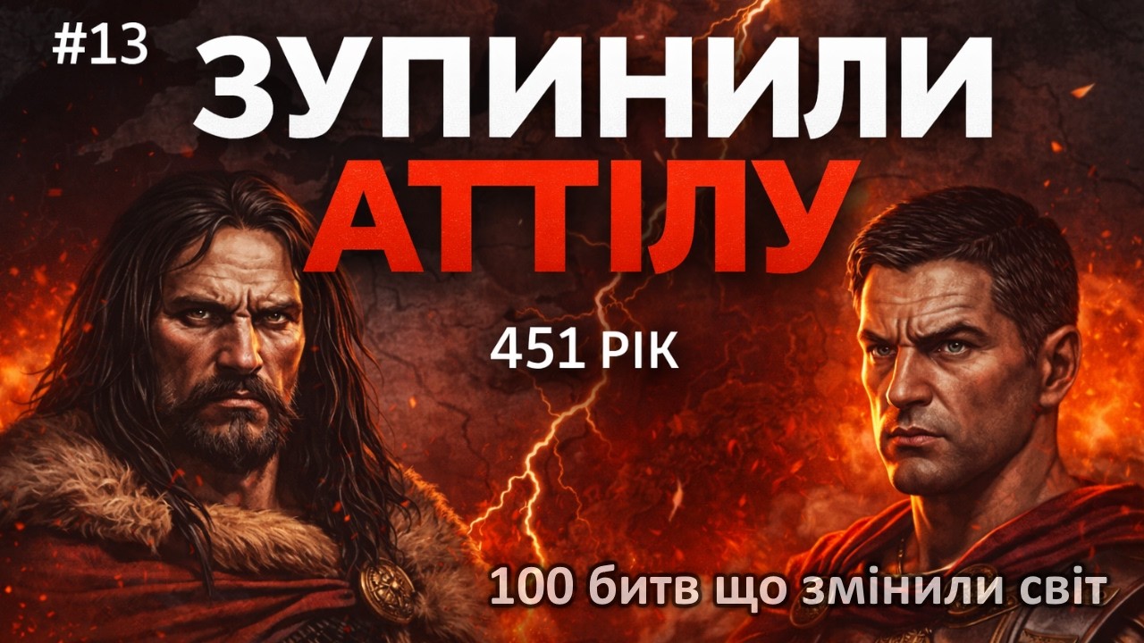 Каталаунські поля 451 ⚔️ Битва, що зупинила Аттілу